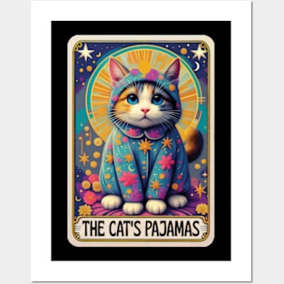 The Cat's Pajamas Retro Cat Tarot Posters and Art